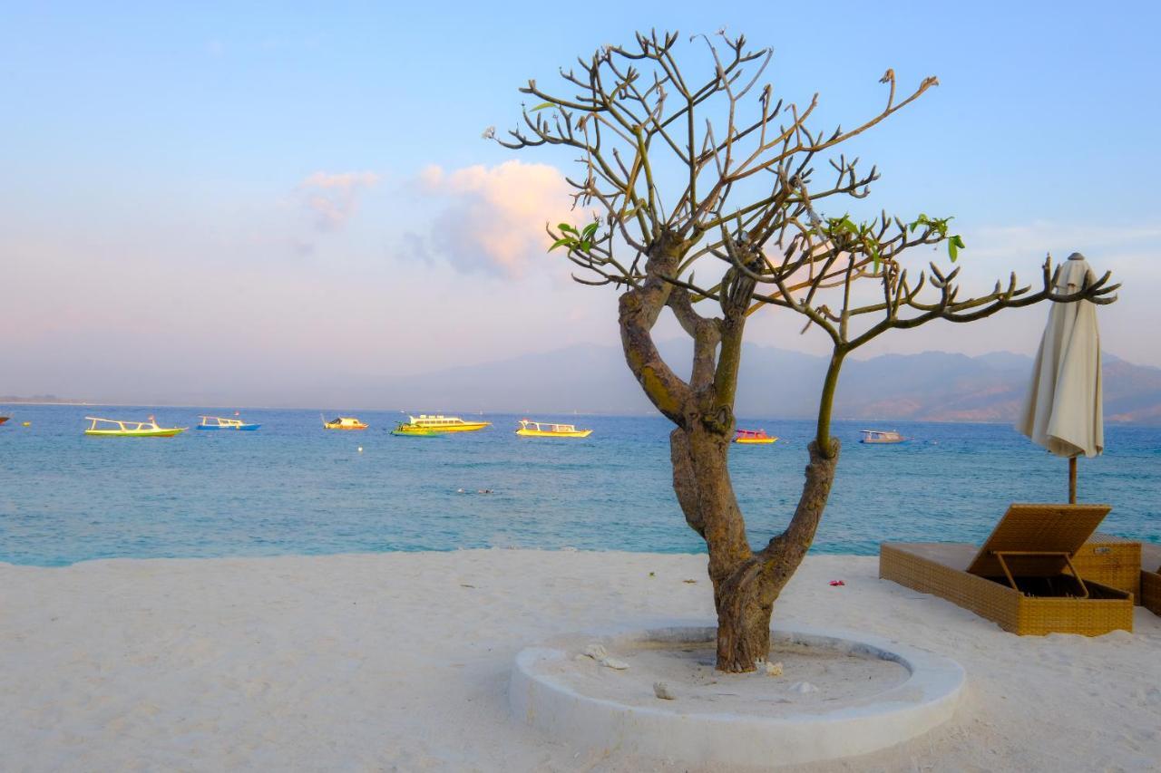 Oyo 1425 Beach Wind Bungalows Gili Trawangan Extérieur photo